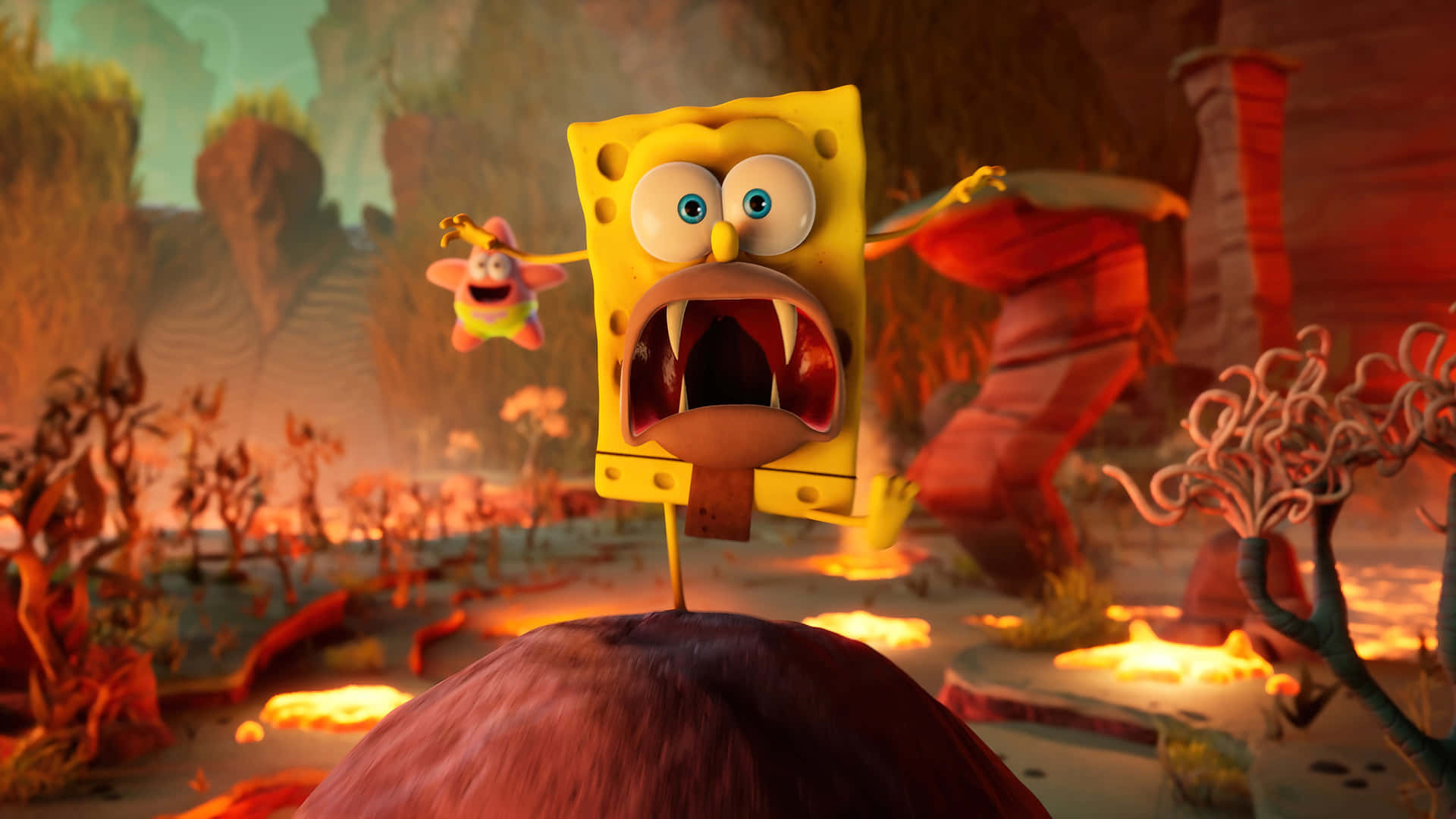 Sponge Bob_ Patrick_ Shocked_ Monster_ Ride.jpg Wallpaper