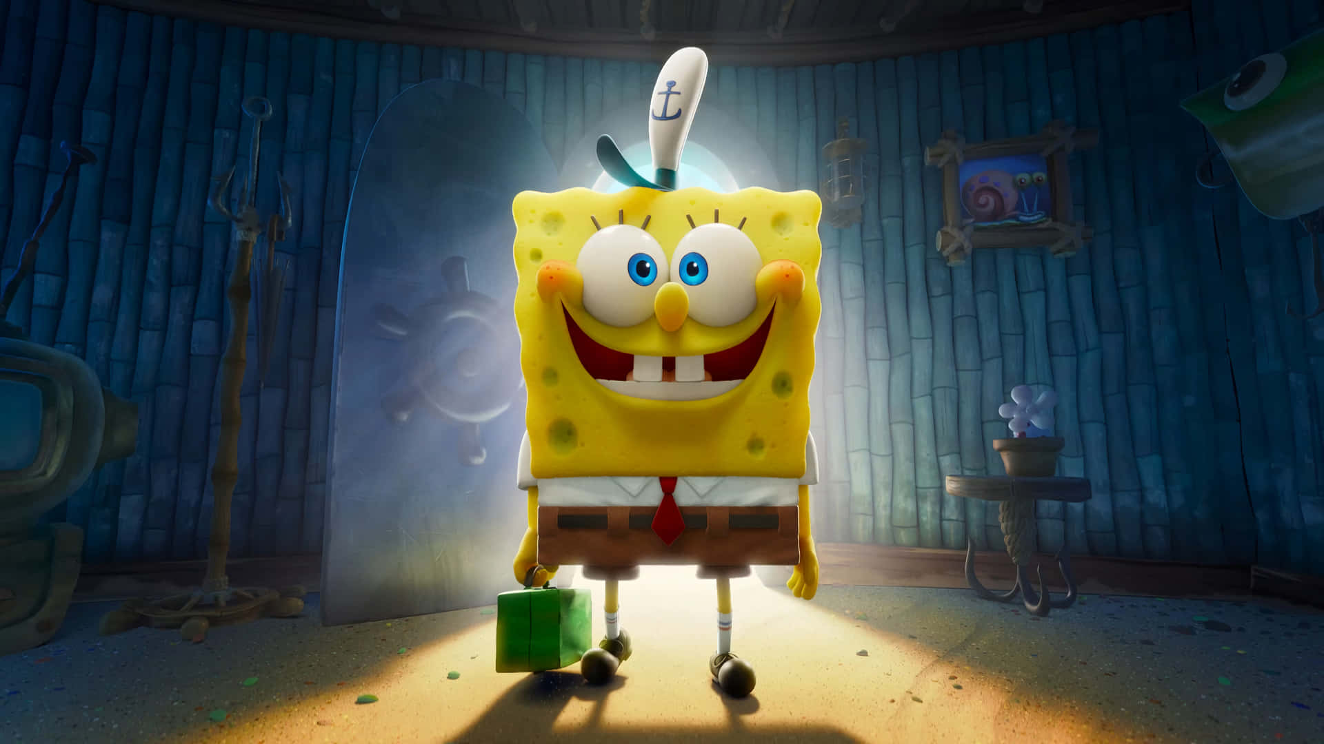 Sponge Bob Square Pants Movie Salute Wallpaper