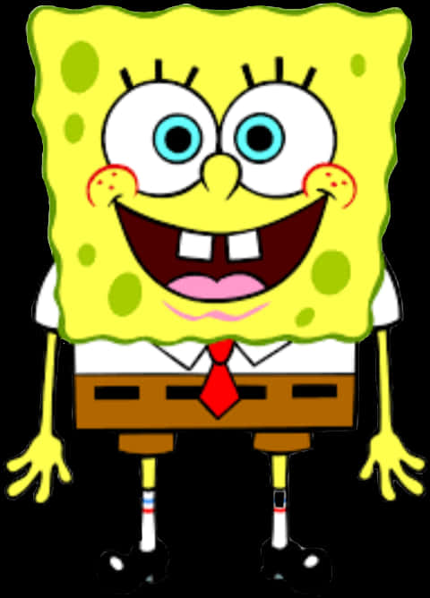 Sponge Bob Square Pants Smiling PNG