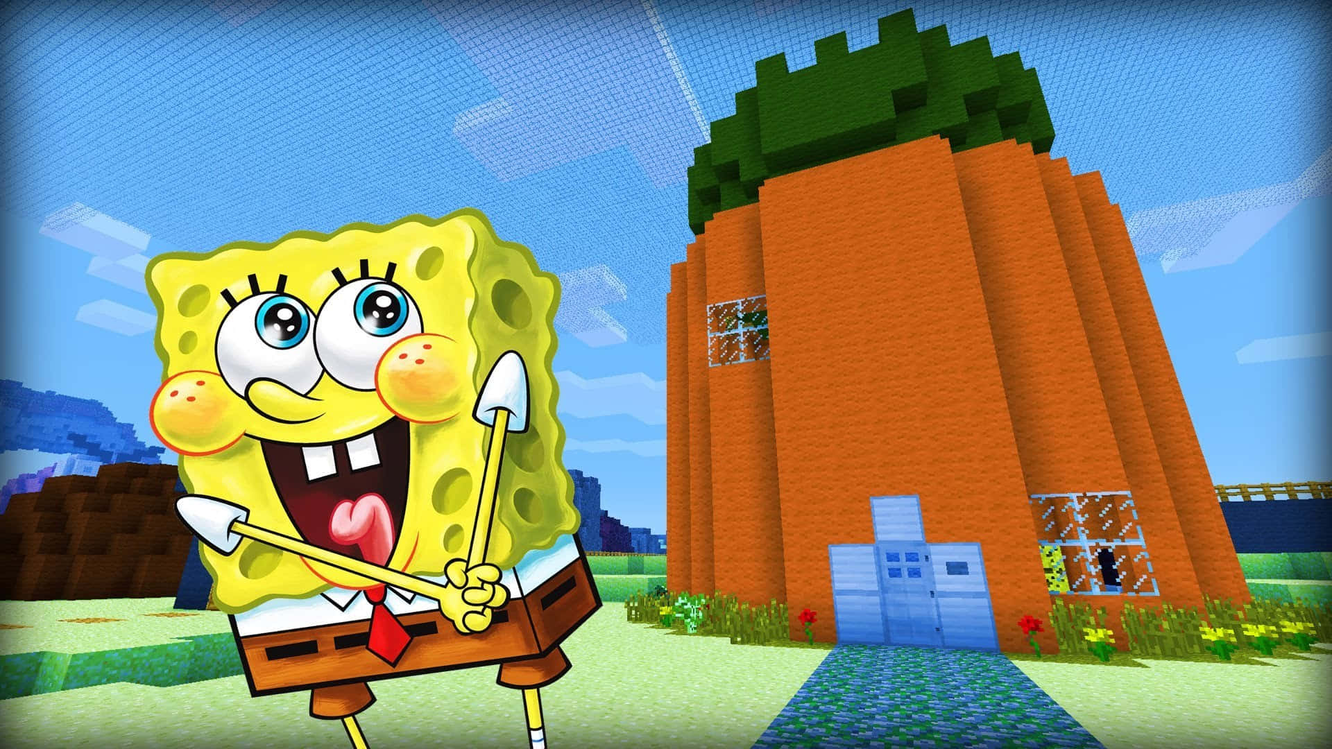 Fådig Redo Att Bli Krabby Med Spongebob Squarepants!