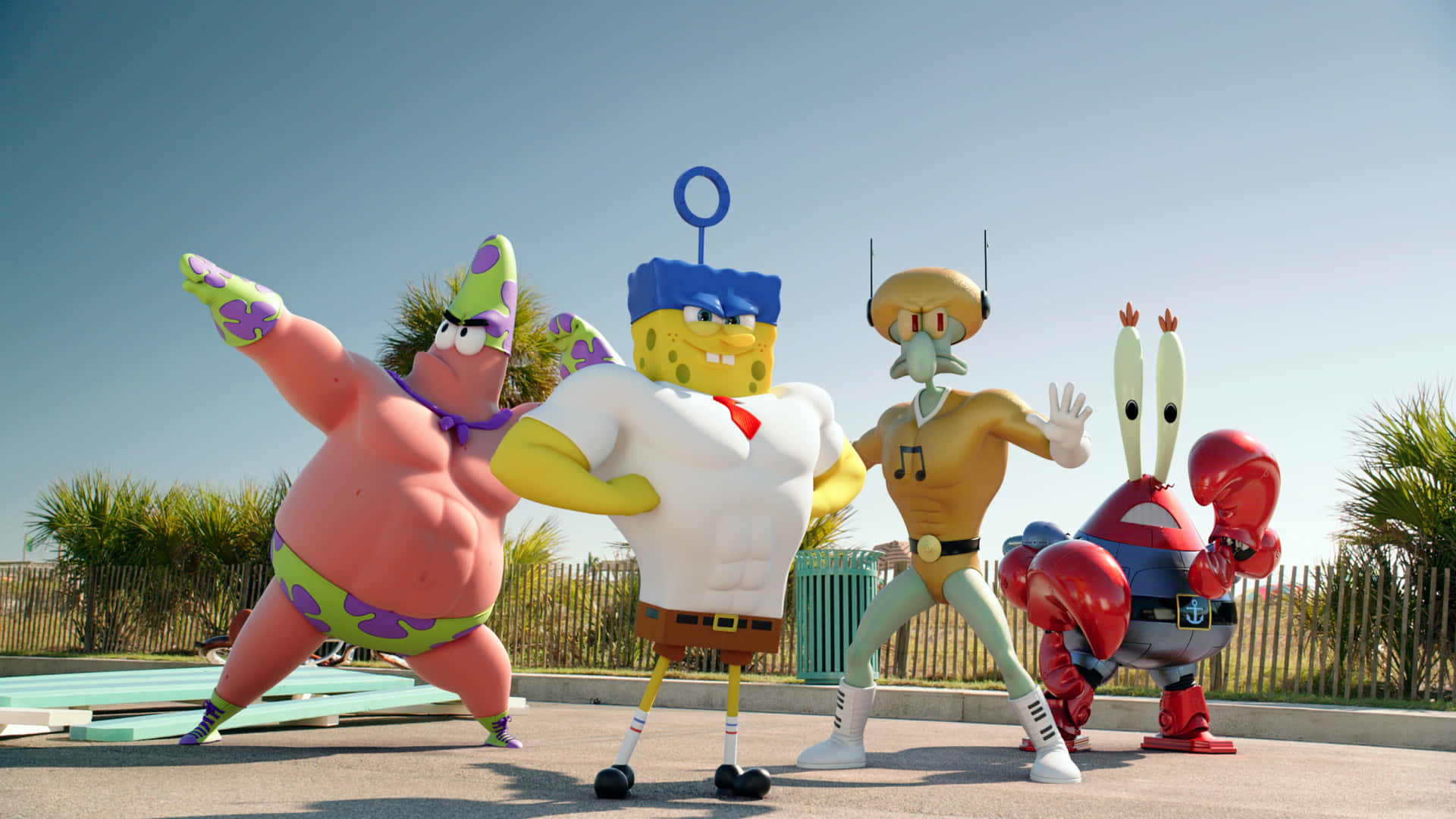 Charaktereder Nickelodeon-serie Spongebob Squarepants Wallpaper