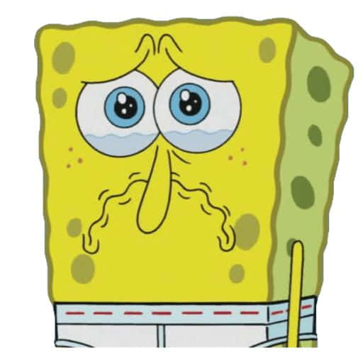 Spongebob Crying In His Underpants Wallpaper