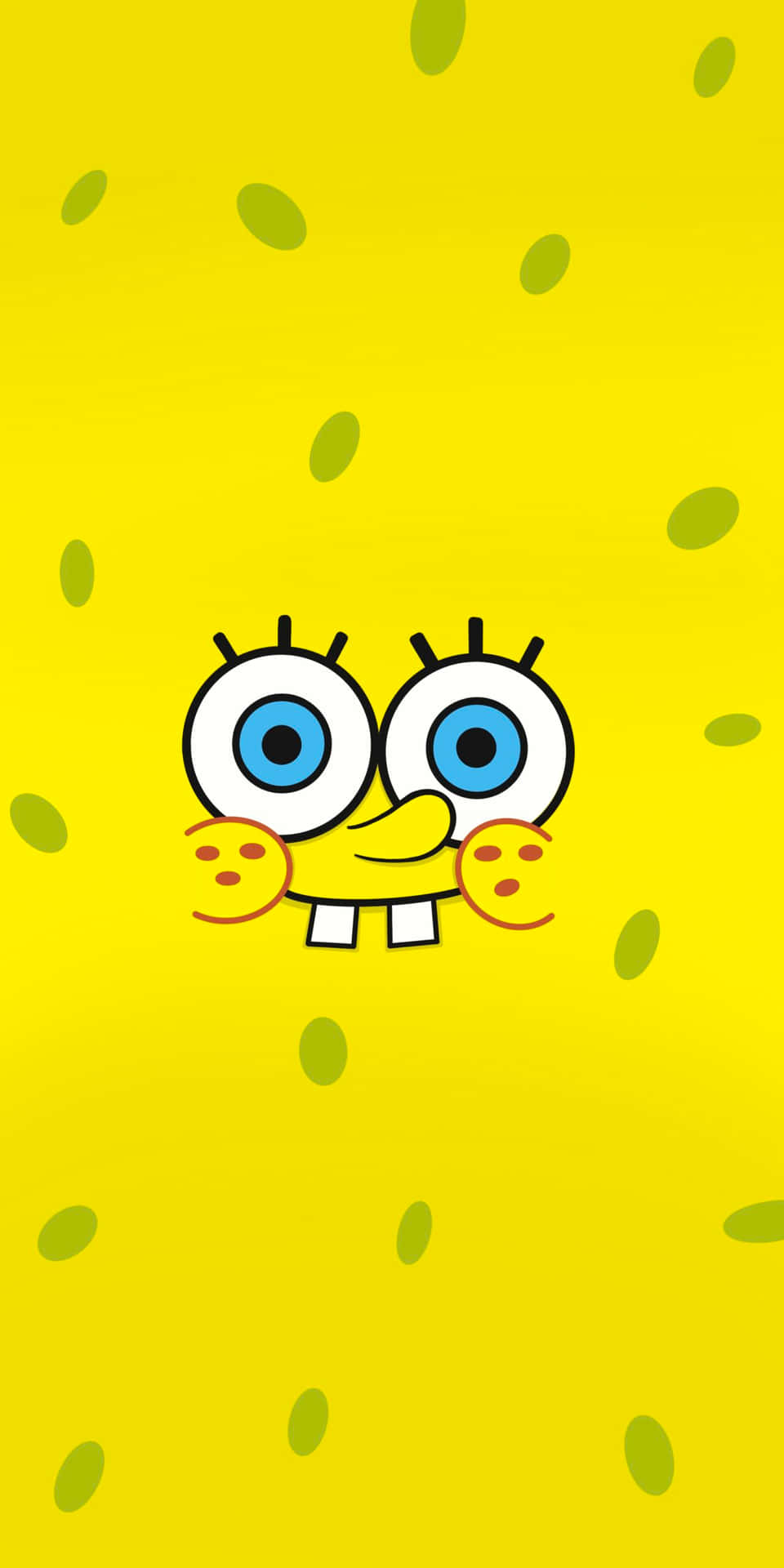 Get the Party Started with Spongebob's Face Wallpaper
