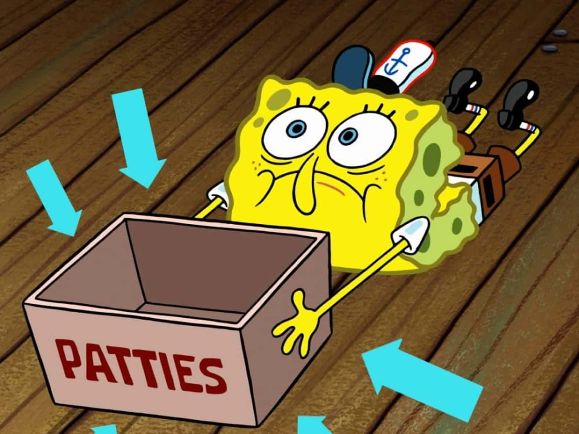 SpongeBob Box Patty Funny Picture
