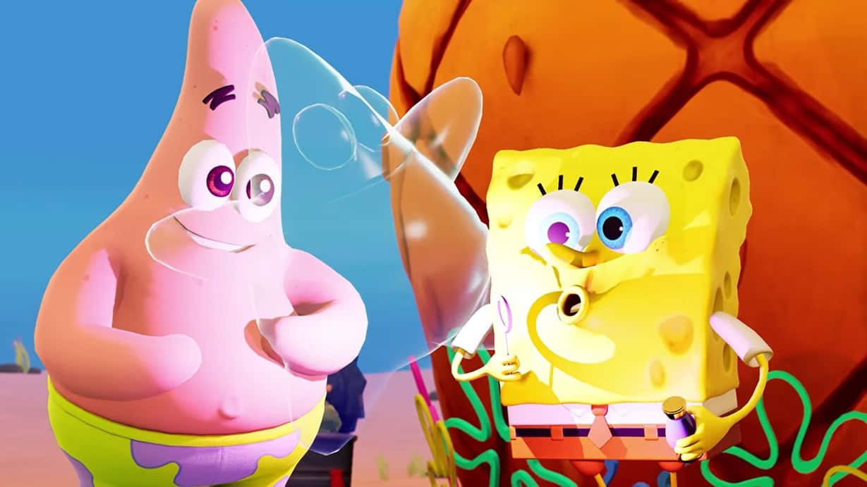 Spongeboblustiges Blasen-bild