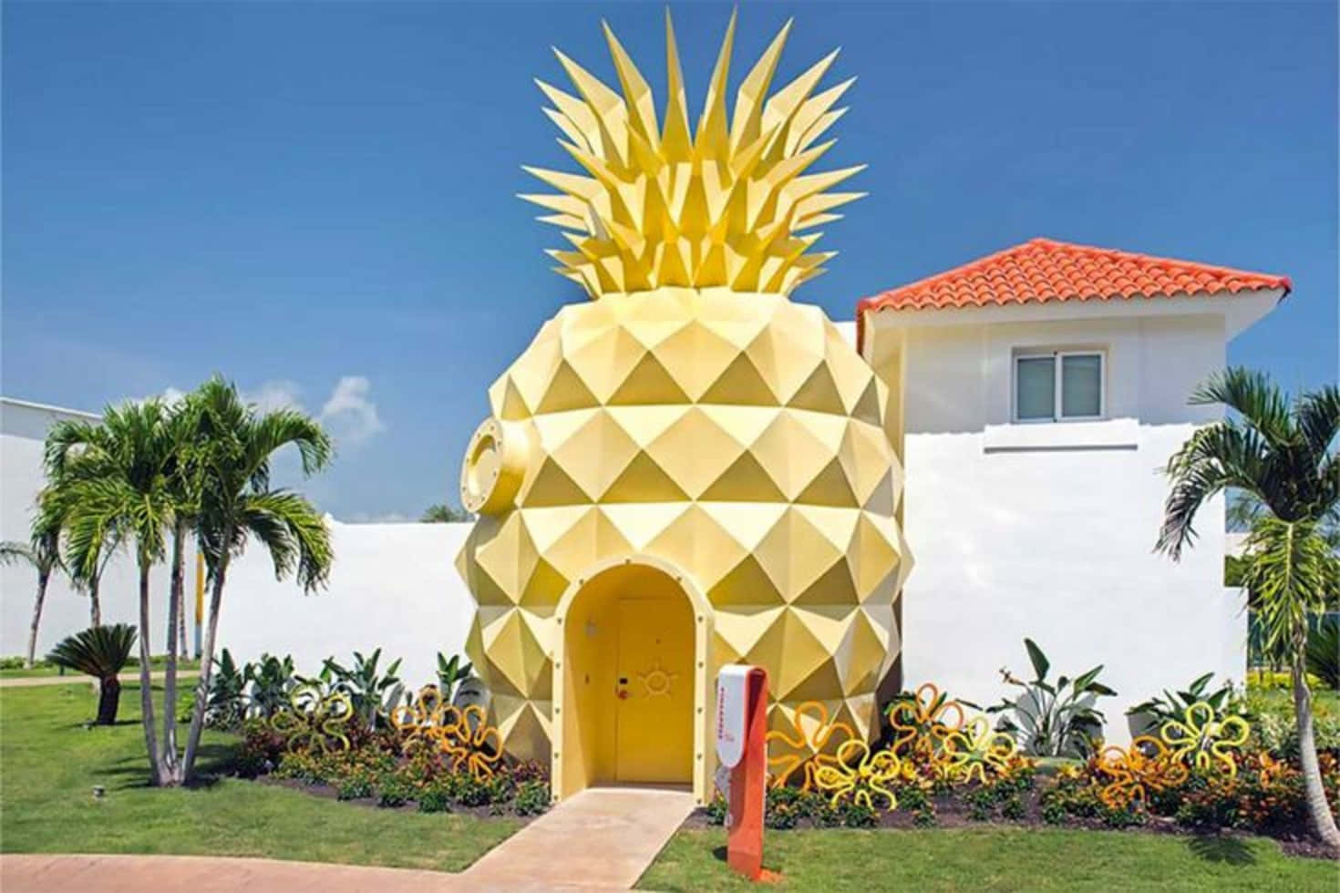 Willkommenim Haus Von Spongebob! Wallpaper