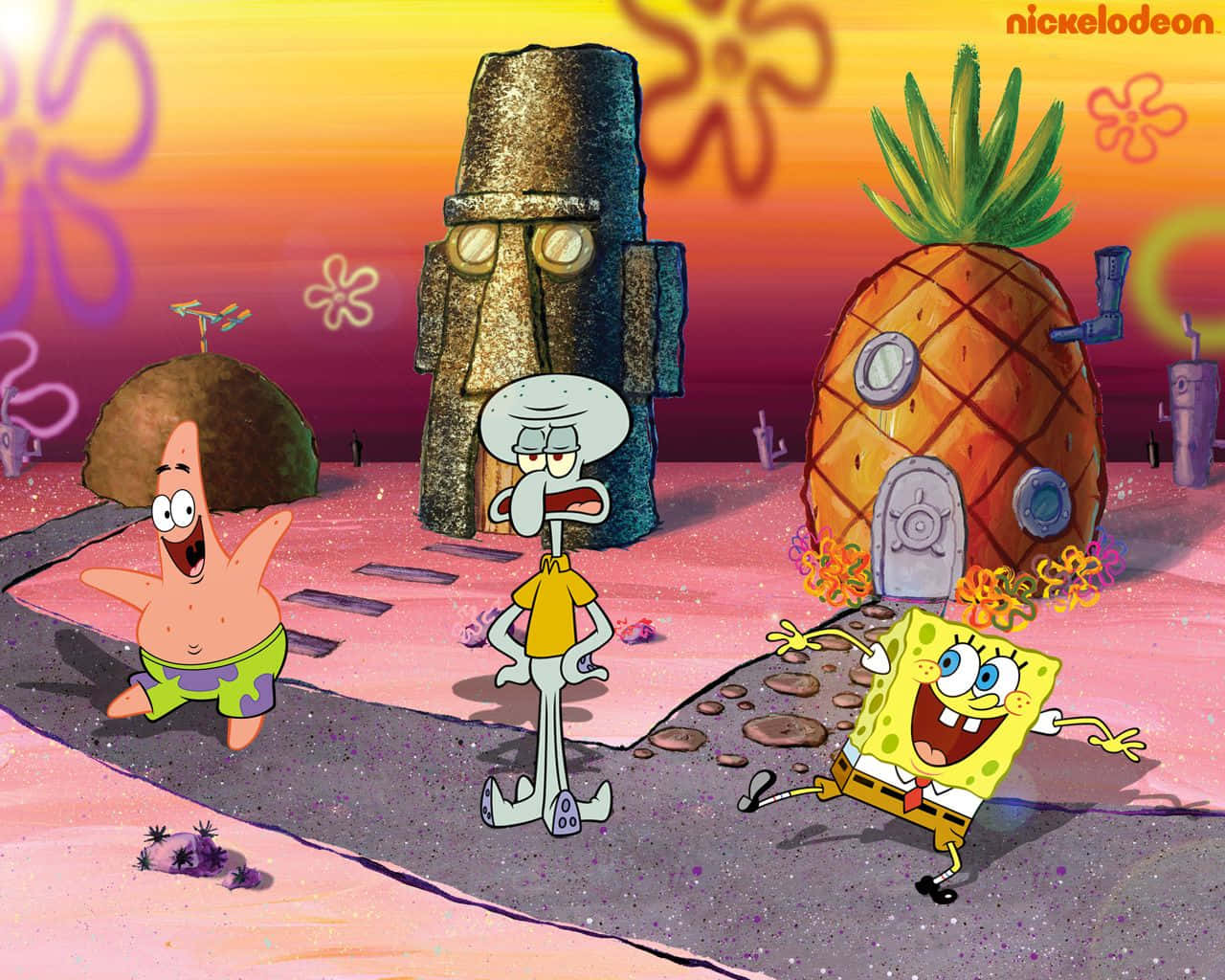 Benvenutinella Casa Di Spongebob Sfondo