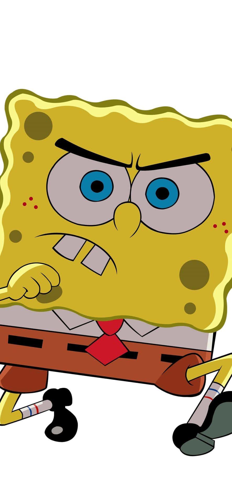 Download “spongebob Cries Over A Troubling Situation.” Wallpaper