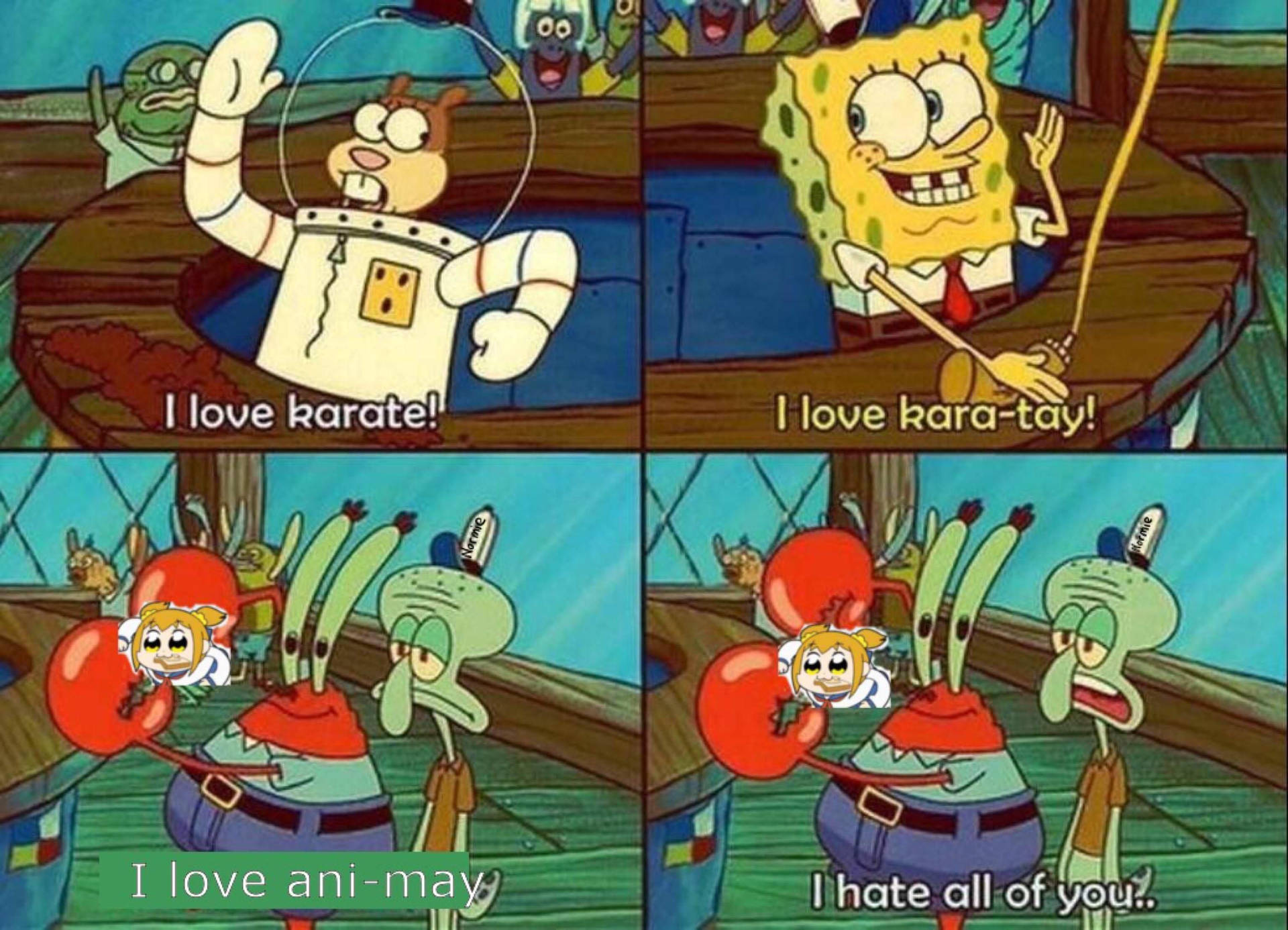 Spongebob Karate Meme