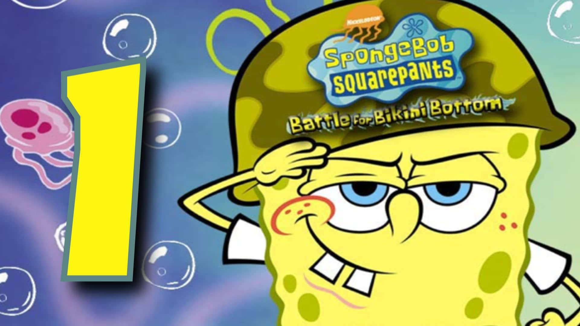 SpongeBob Pfp Salute Wallpaper