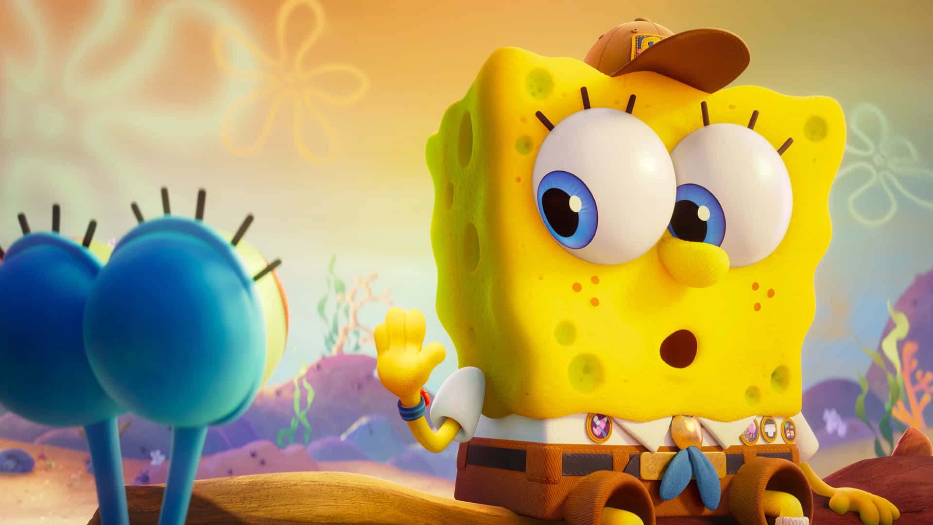 Spongebobprofilbild Am Grübeln Wallpaper