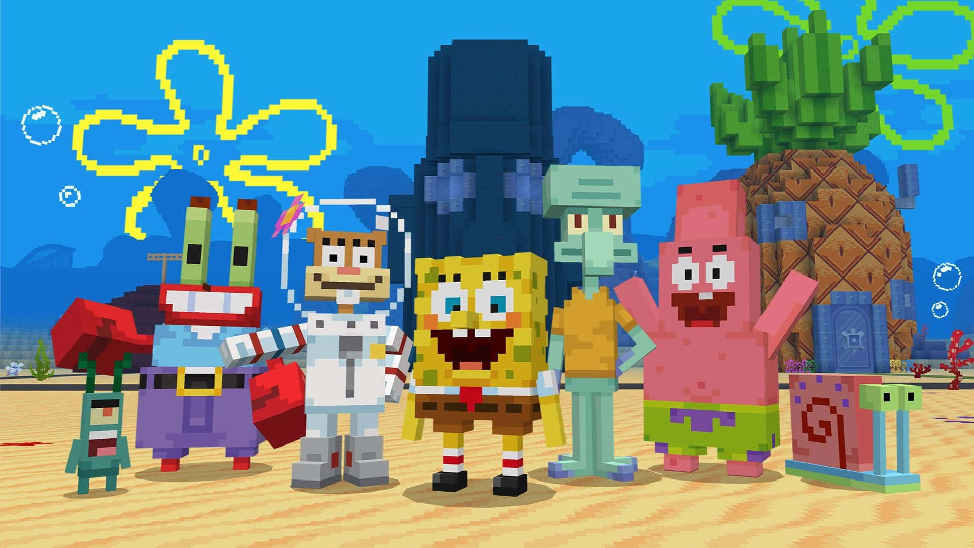 Minecraft SpongeBob Squarepants Picture