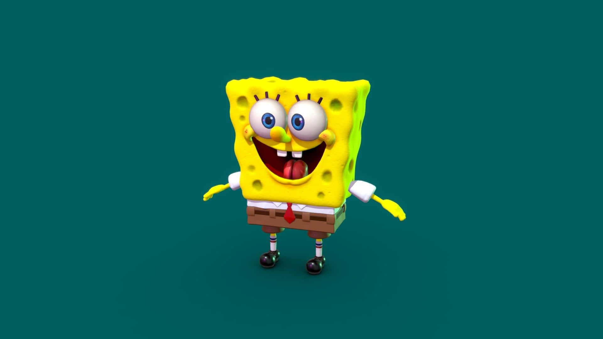 SpongeBob SquarePants 3D Model Billede Tapet