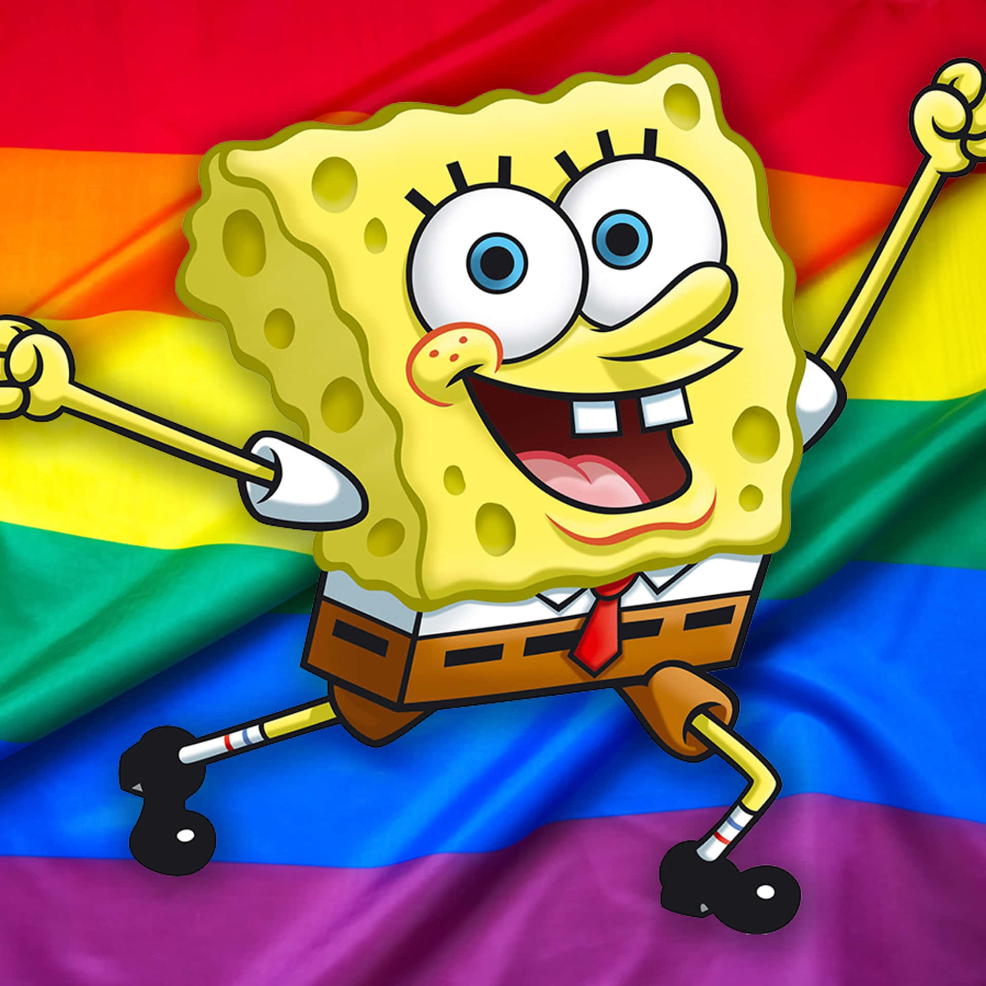 Spongebob Rainbow Picture