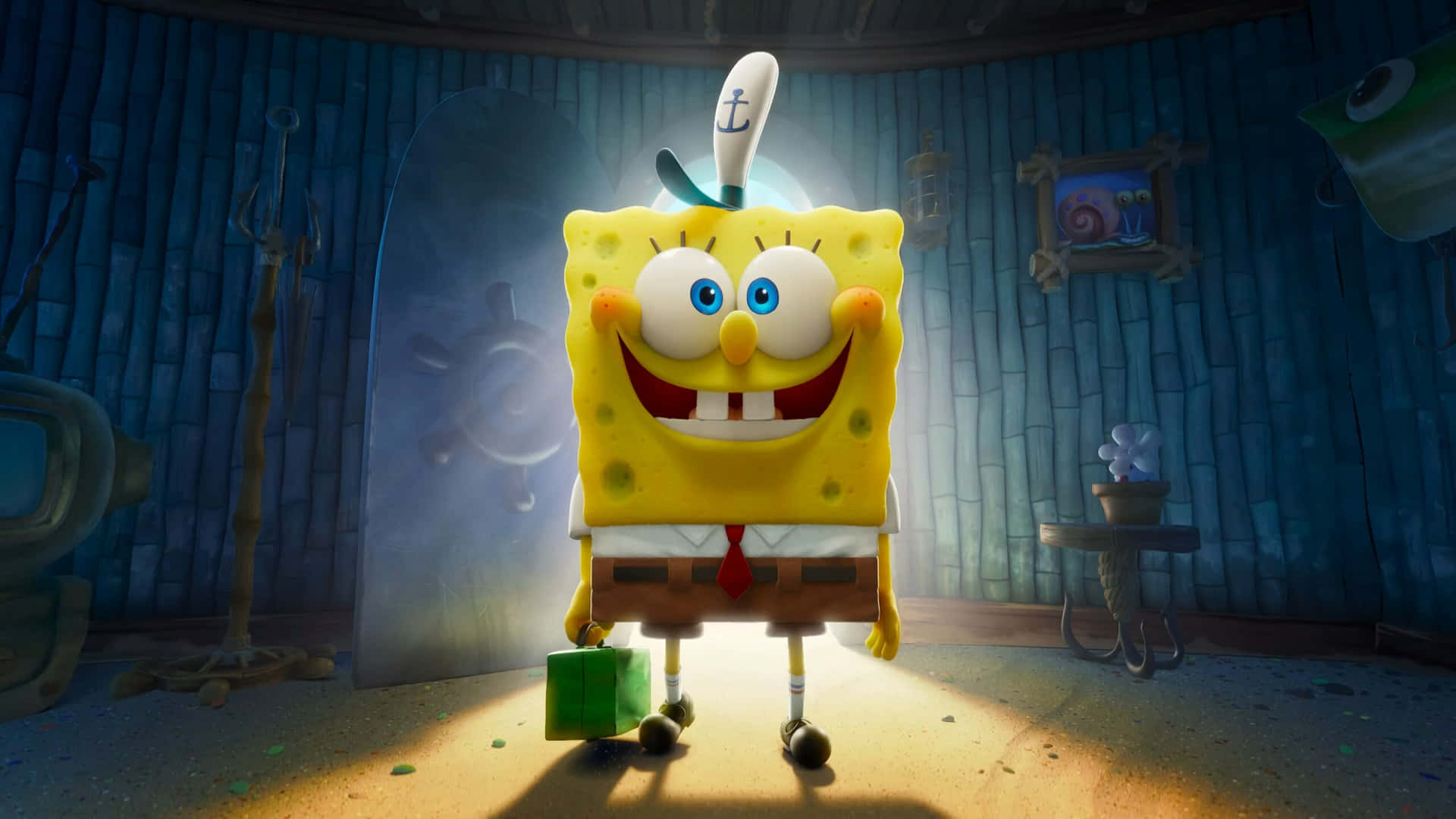 SpongeBob SquarePants 3D billede tapet