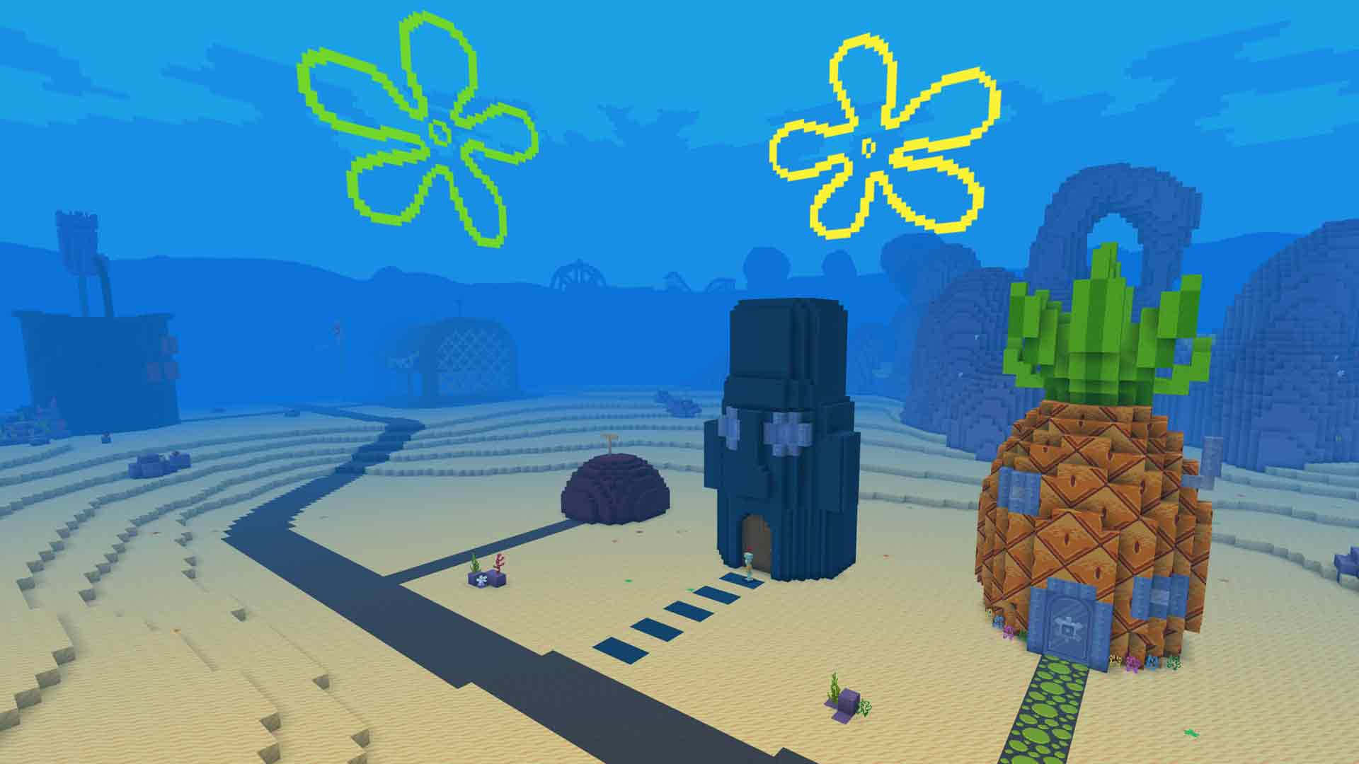 Bildvon Häusern Aus Der Serie Spongebob Schwammkopf