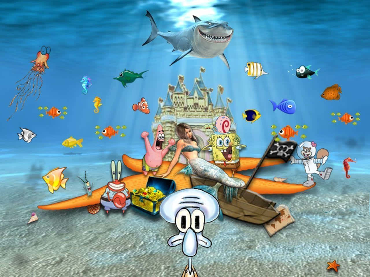 Don't you wish you were living life under the sea with Spongebob Squarepants?