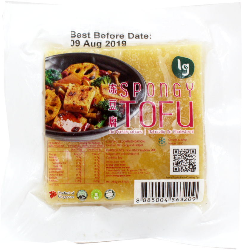 Spongy Tofu Package2019 PNG