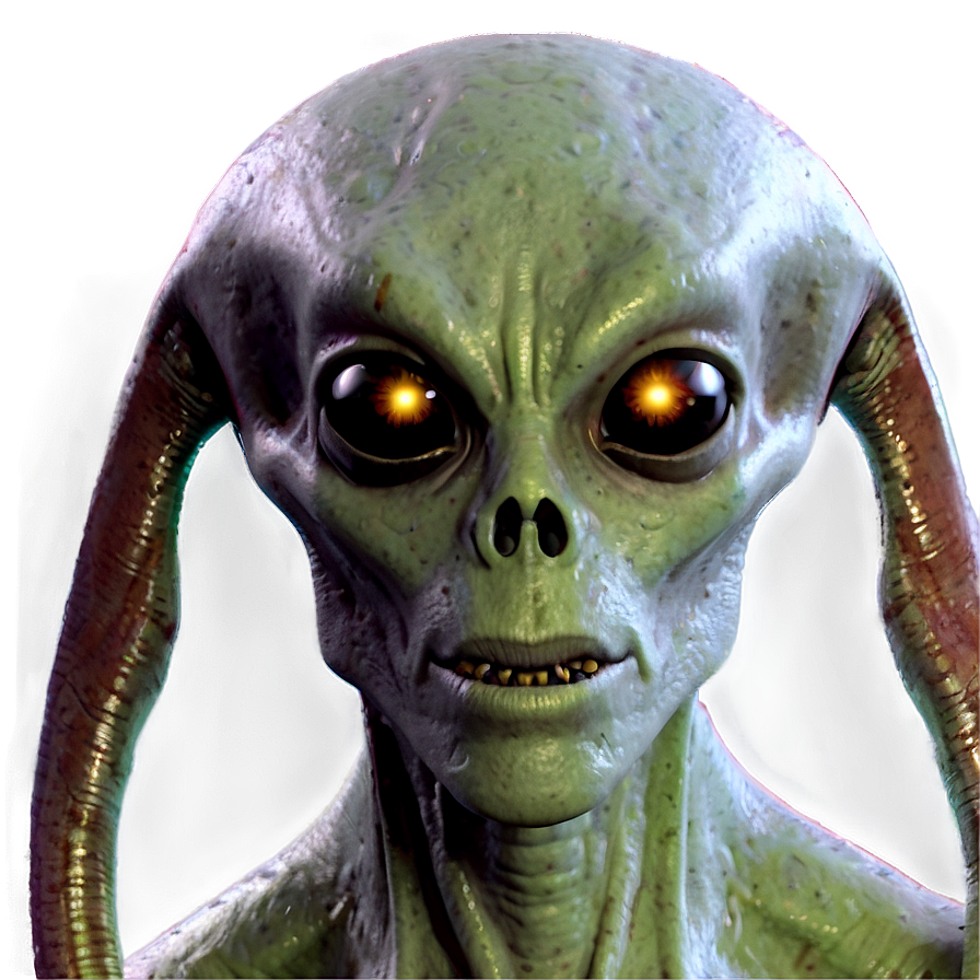 Spooky Alien Png 05032024 PNG