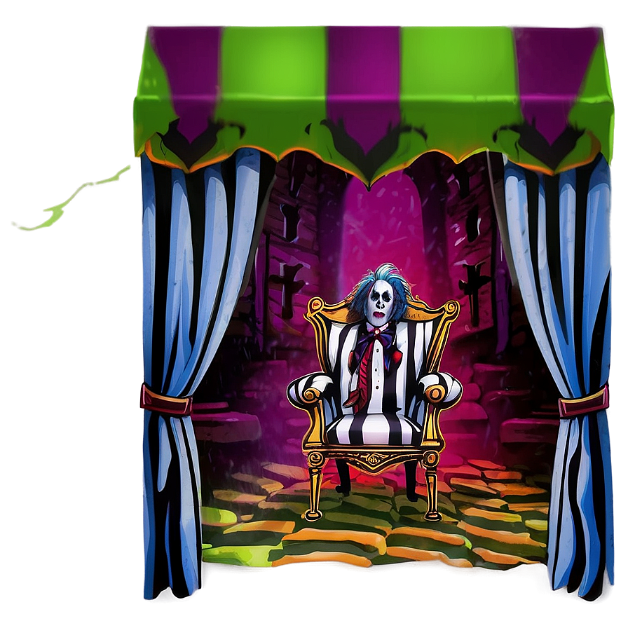 Download Spooky Beetlejuice Background Png 25 | Wallpapers.com