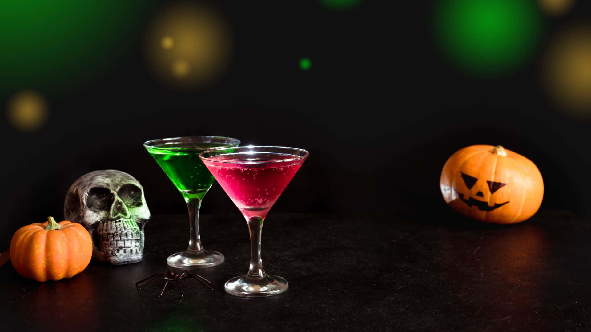 “Treat yourself to some spooky cocktails this Halloween!” Wallpaper