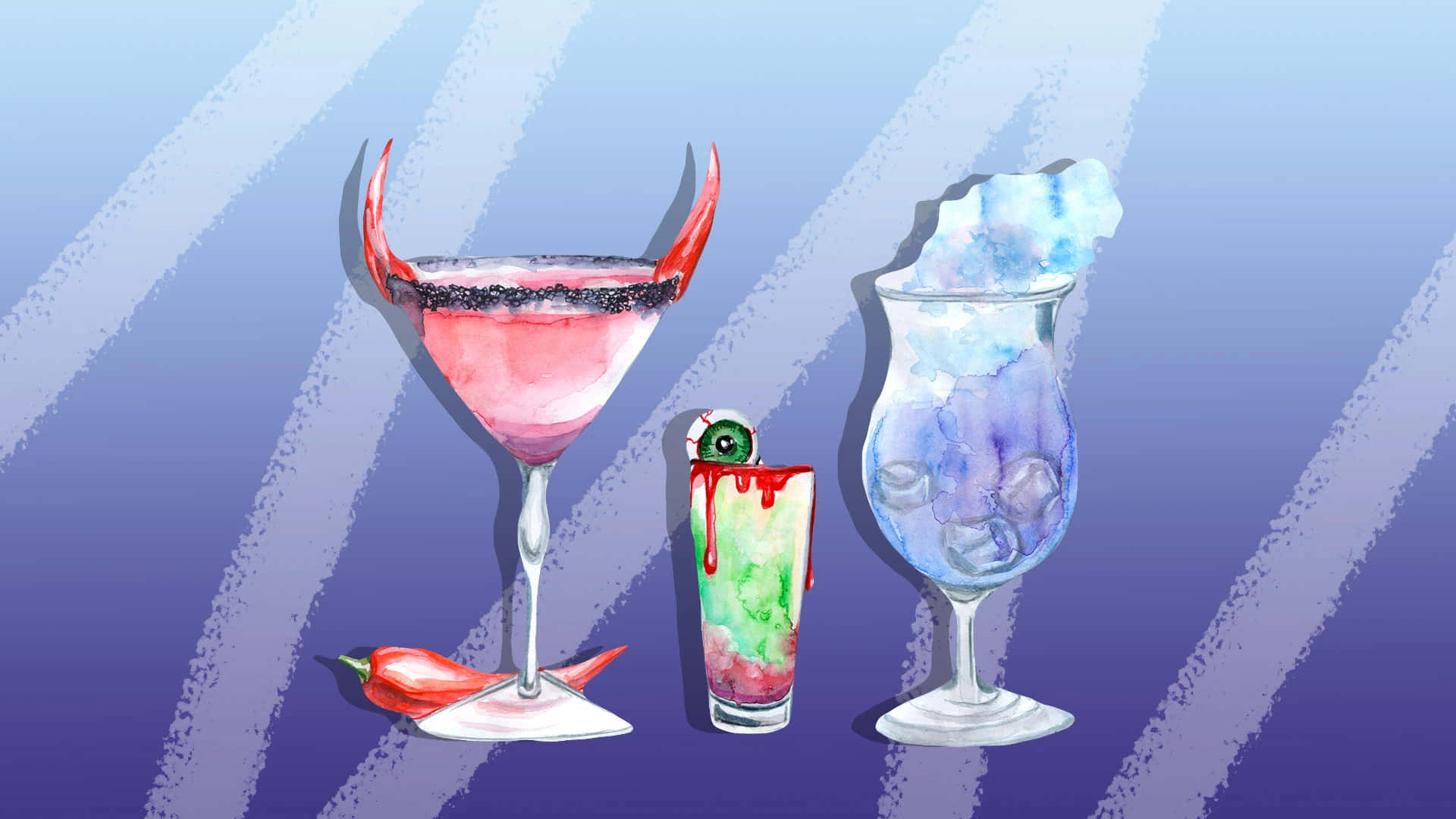 Celebrate Halloween with a "Spooky Cocktail"! Wallpaper