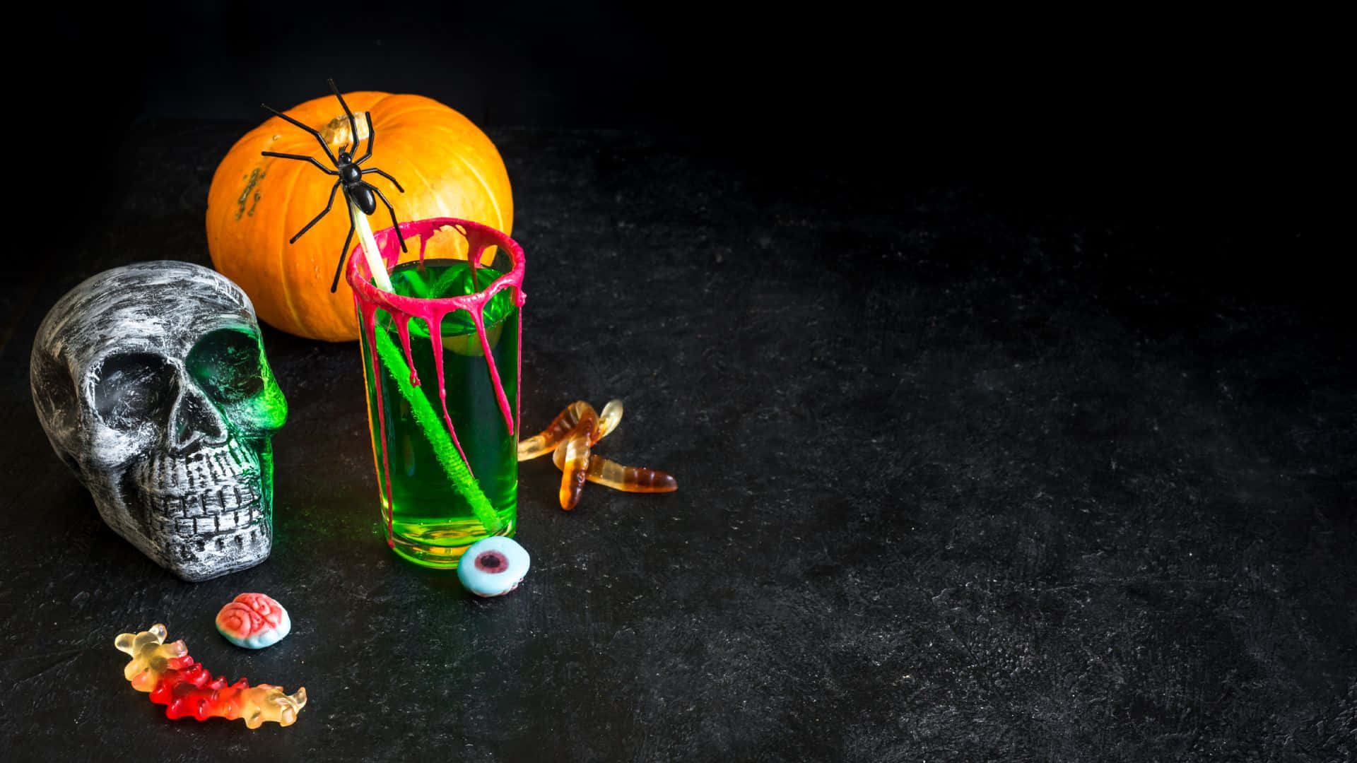 Enjoy a Spooky Cocktail for the Perfect Halloween Wallpaper