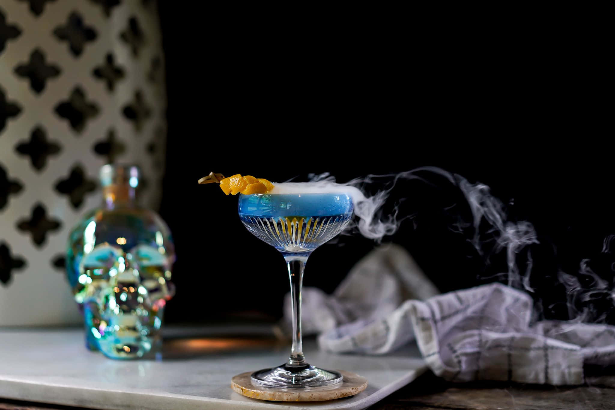 Whet your ghostly appetite this Halloween with one of these spooky cocktails! Wallpaper