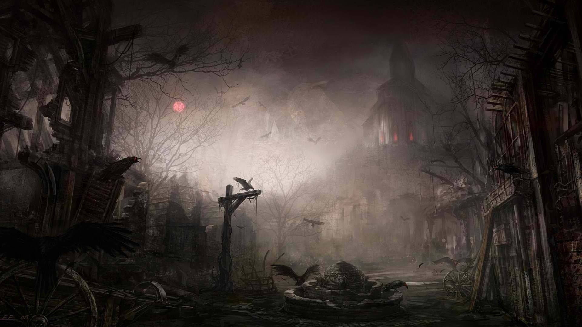 Spooky Dark Temple