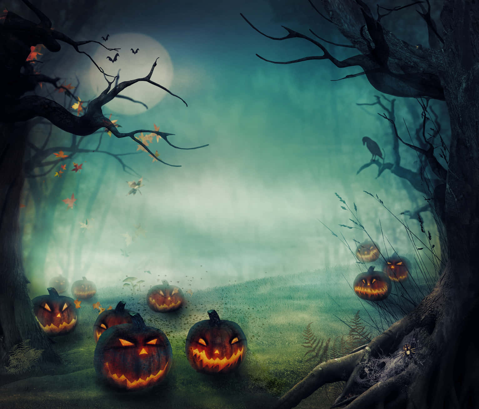 Gør dig klar til at blive skræmt denne halloween! Wallpaper