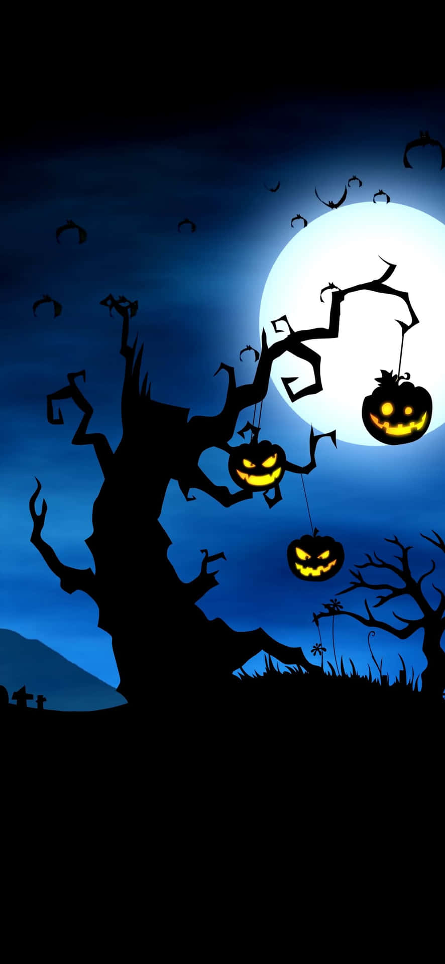 Tree Spooky Halloween Wallpaper