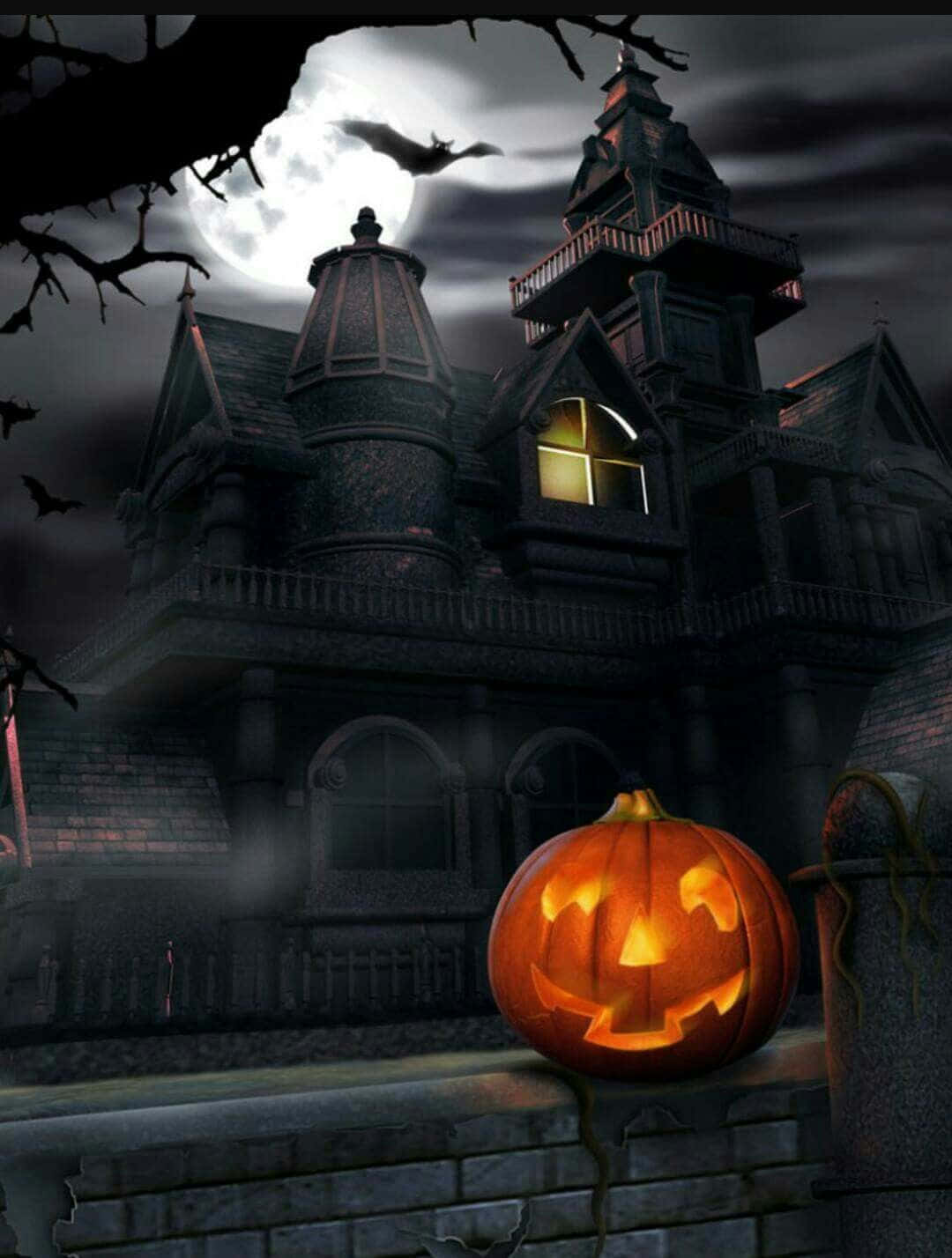 Uhyggelig Halloween 1080 X 1428 Wallpaper