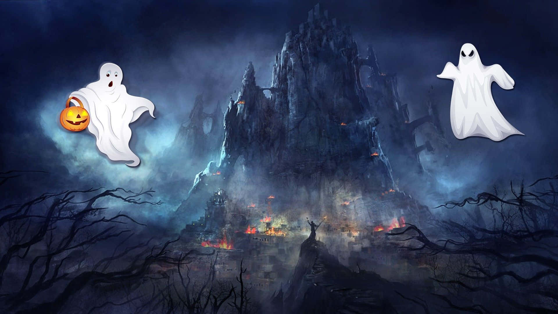 Get ready for Spooky Halloween with this creative background