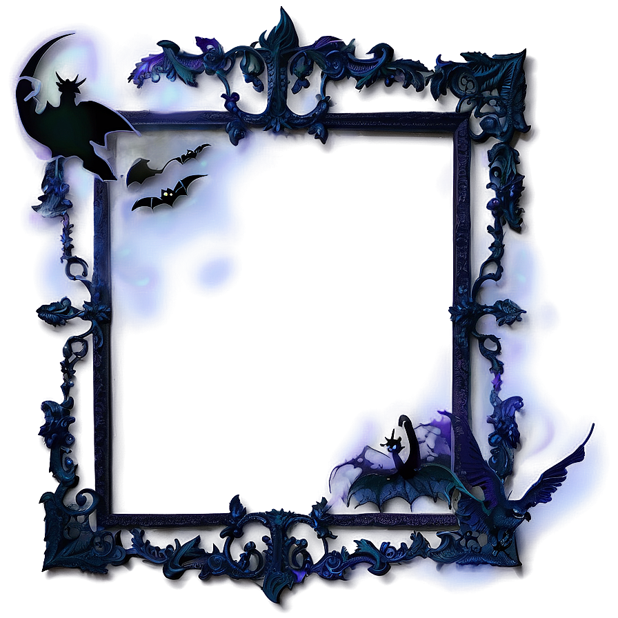 Spooky Halloween Frame Png 06202024 PNG