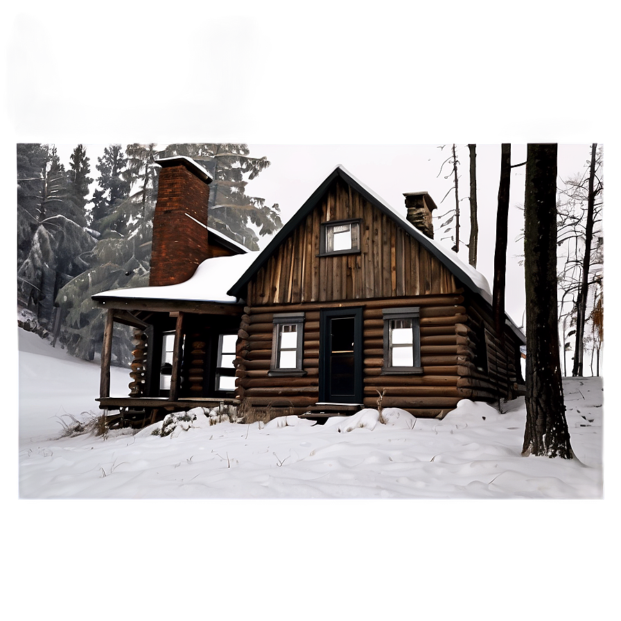 Spooky Haunted Cabin Png Qwm PNG