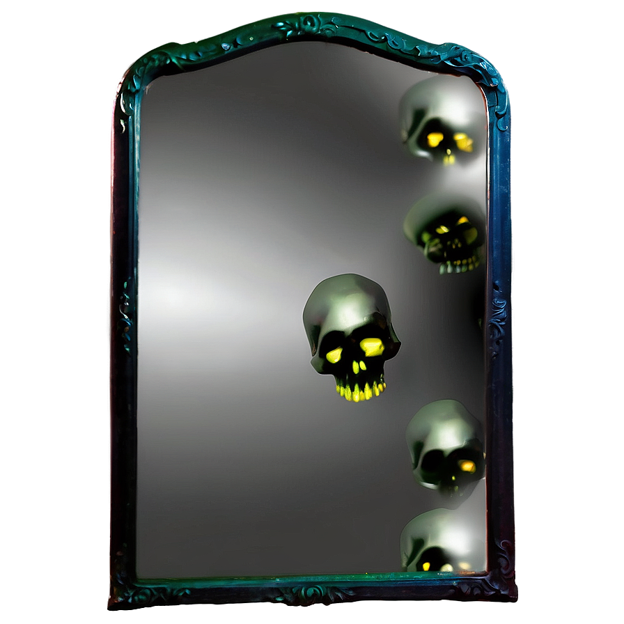 Download Spooky Haunted Mirror Png Upk55 | Wallpapers.com