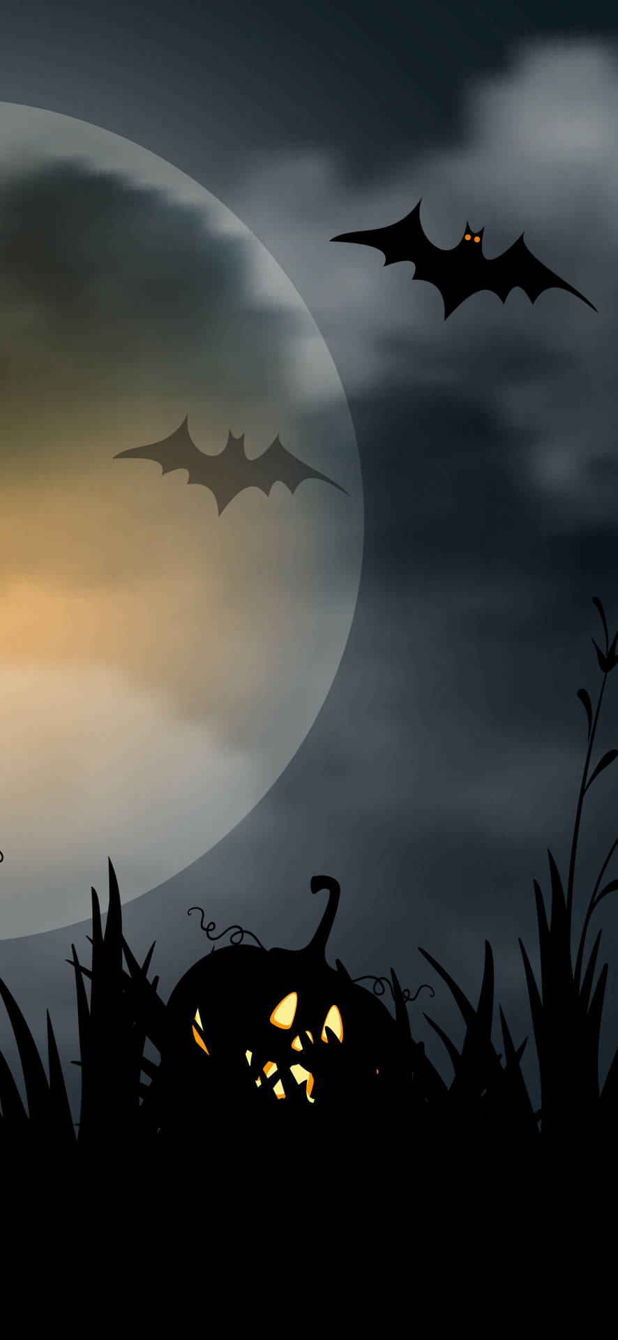 Spooky Night Halloween-telefon Wallpaper