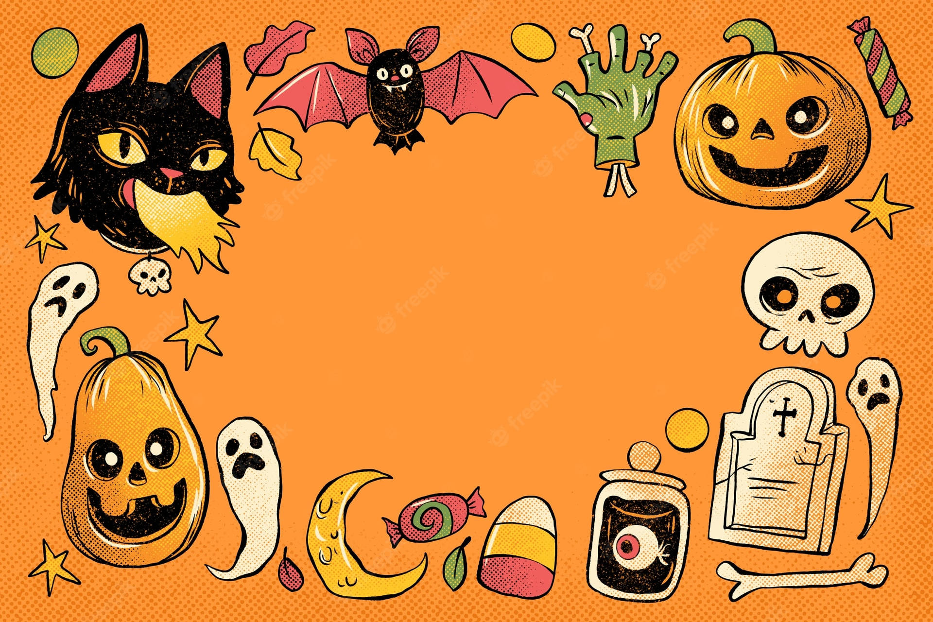 Get into the eerie spirit of Spooky Season Wallpaper