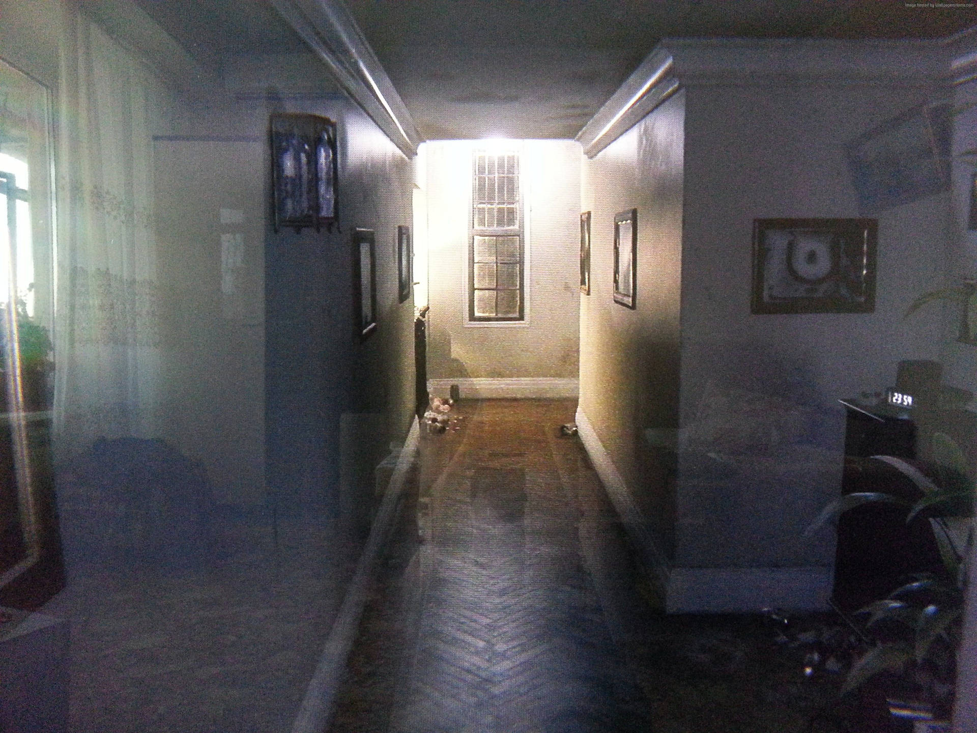Spooky Silent Hill Hallway Wallpaper