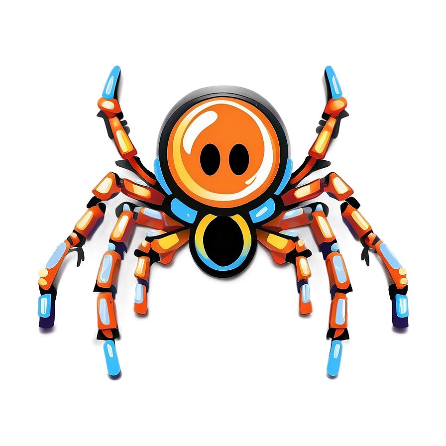 Spooky Spider Cartoon Png 06272024 PNG