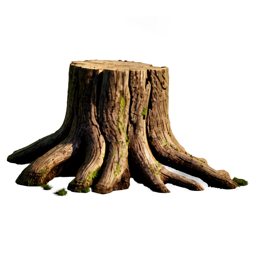 Spooky Tree Stump Png 06132024 PNG