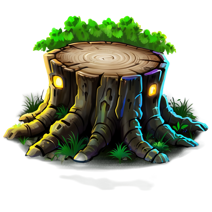 Spooky Tree Stump Png Kvd PNG