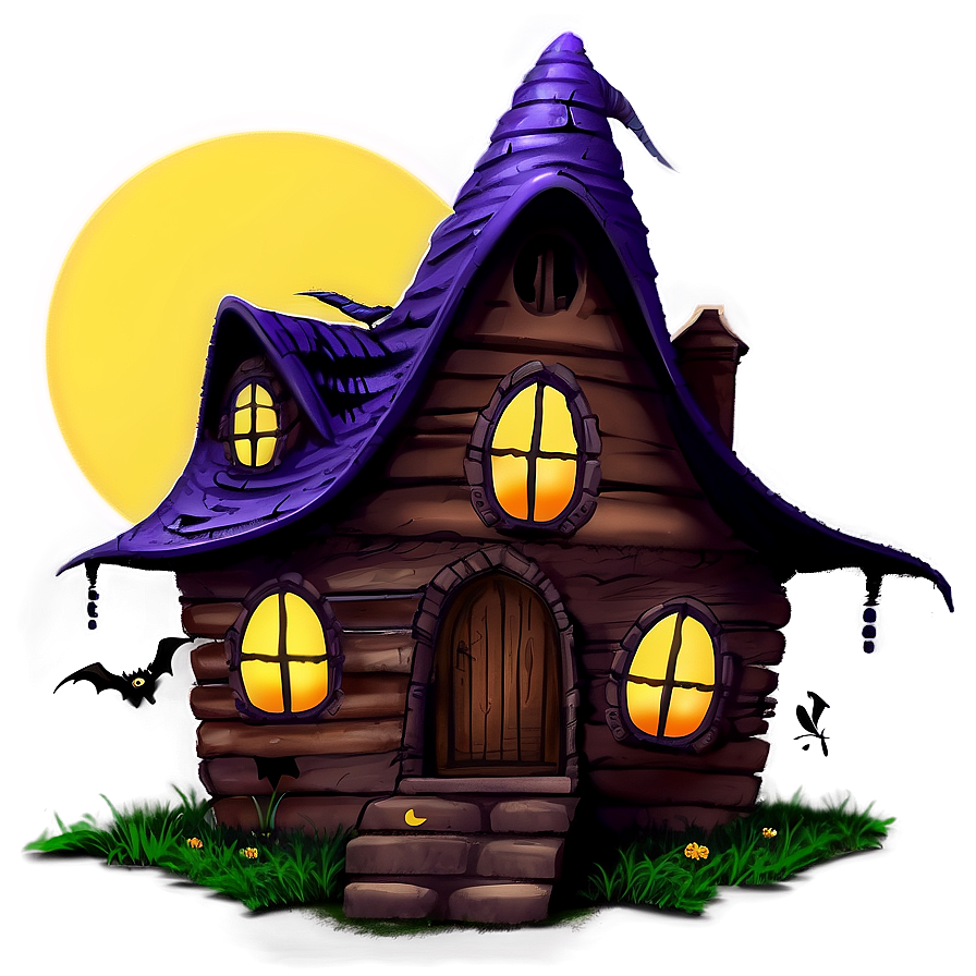 Download Spooky Witch House Png Xgq | Wallpapers.com