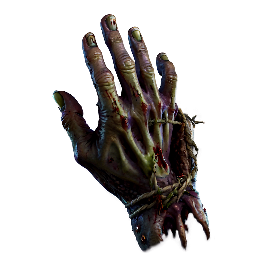 Spooky Zombie Hand Png 06122024 PNG