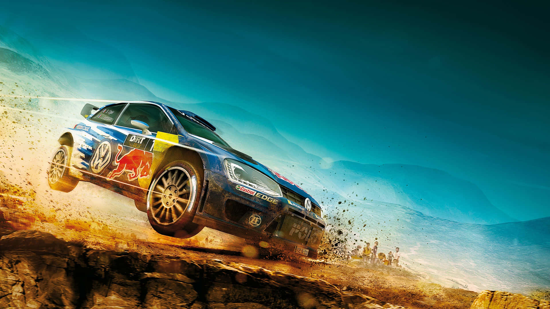 Dirt Rally Sports 4K Tapet: Kør og hopp ind i handlingen med dette ultra-realistiske Dirt Rally 4K-tapet. Wallpaper