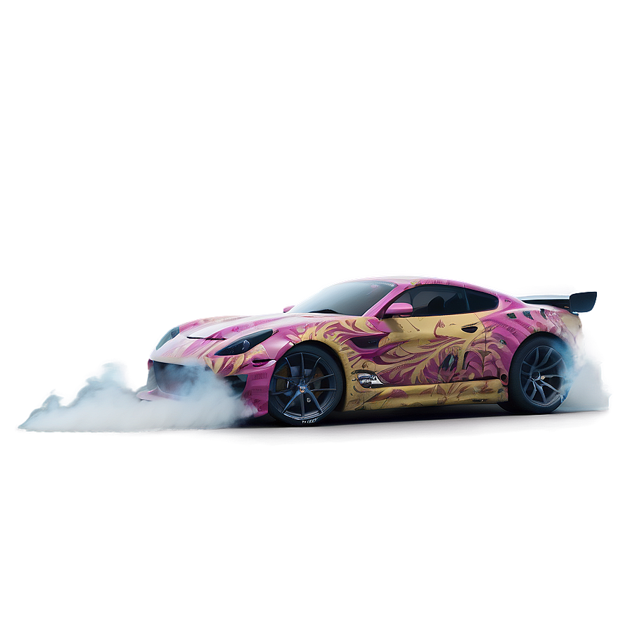 Sports Car Burnout Smoke Png Ofo75 PNG