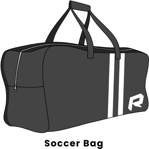 Sports Duffel Bag Vector Illustration PNG