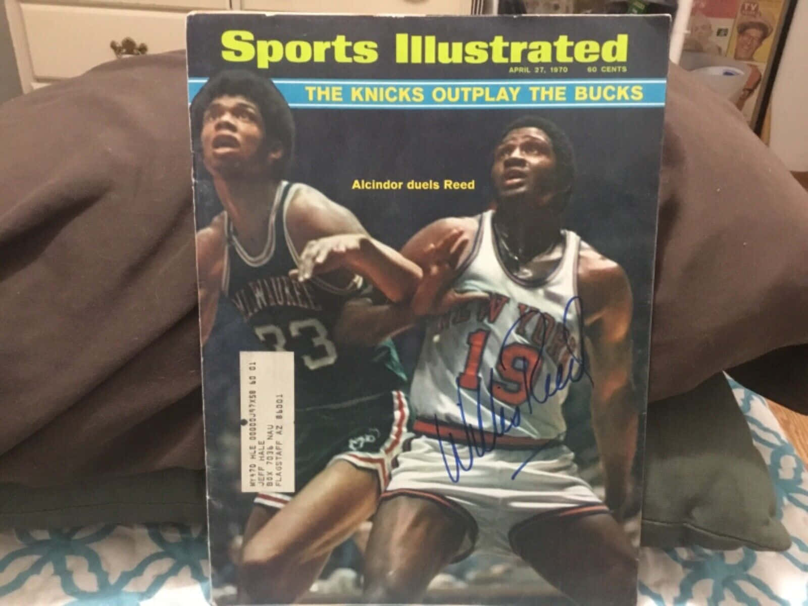Sports Illustrated With Lew Alcindor and Willis Reed Wallpaper