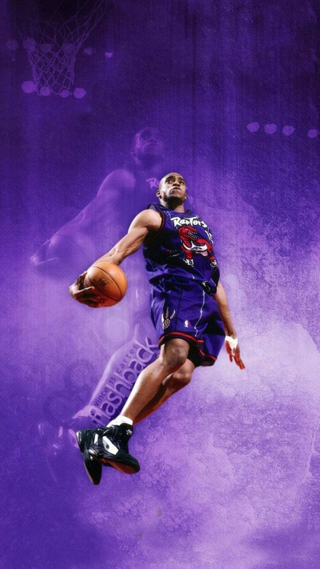 American Professional Basketball Player Vince Carter Sports iPhone Wallpaper