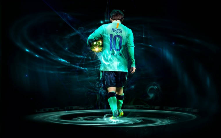 Sports Legend Messi In 4k Wallpaper